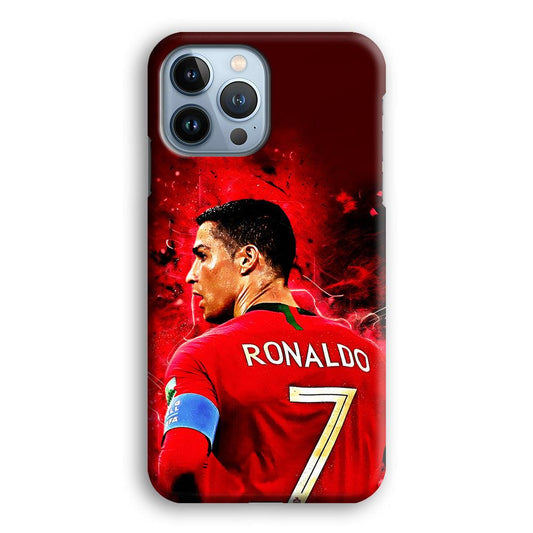 Cristiano Ronaldo Art iPhone 13 Pro Max Case-Plastic / Full Wrap (3D Case)-Xtracase