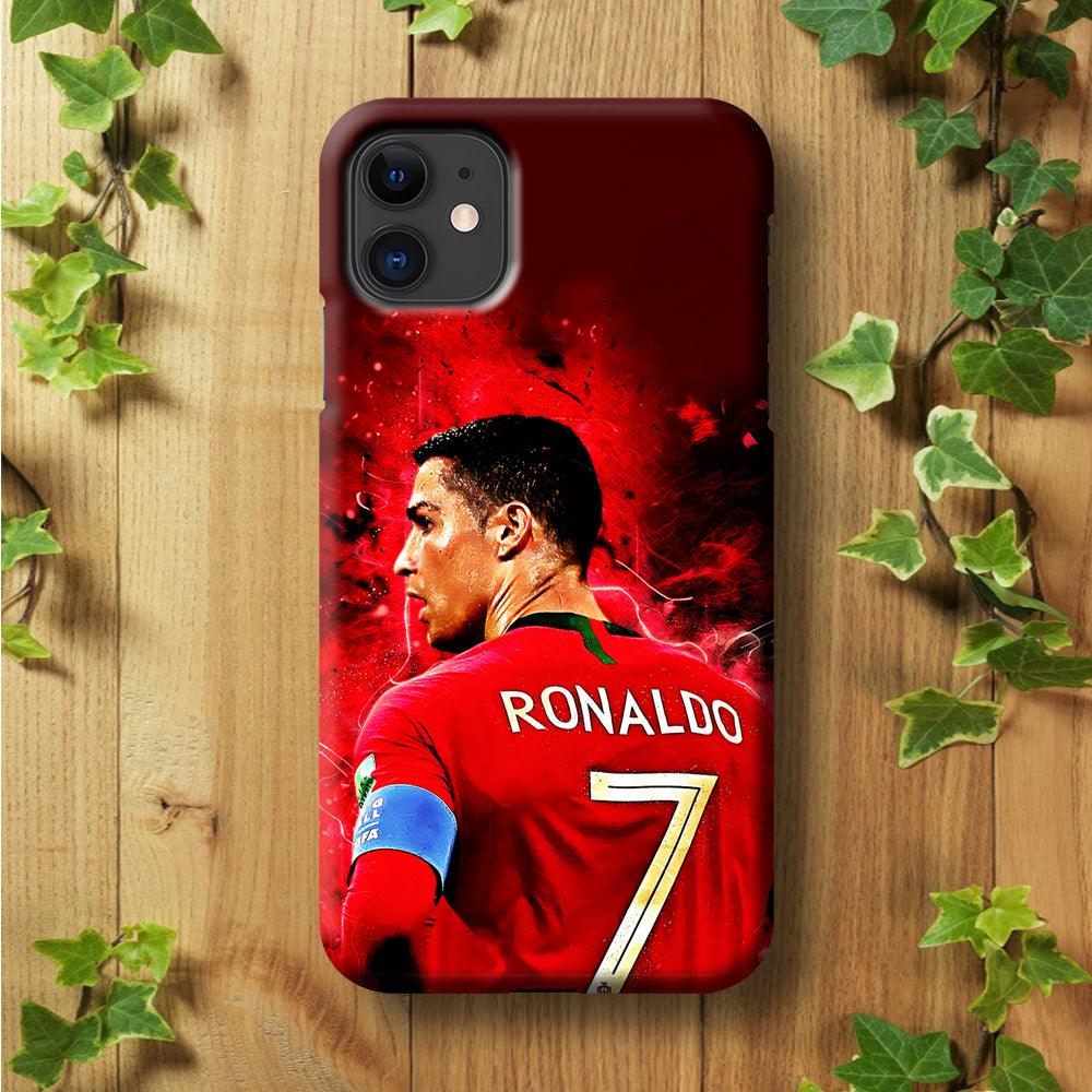 Cristiano Ronaldo Art iPhone 11 Case-Plastic / Full Wrap (3D Case)-Xtracase