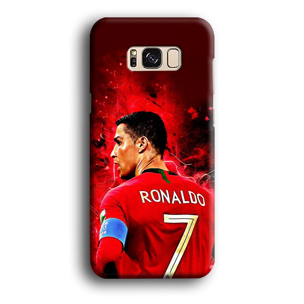 Cristiano Ronaldo Art Samsung Galaxy S8 Case-Plastic / Full Wrap (3D Case)-Xtracase