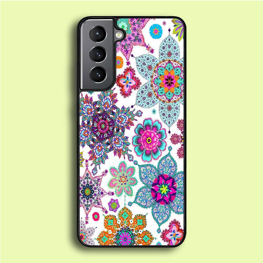 Crystal Painting Abstract Samsung Galaxy S21 Plus Case-Plastic / Full Wrap (3D Case)-Xtracase