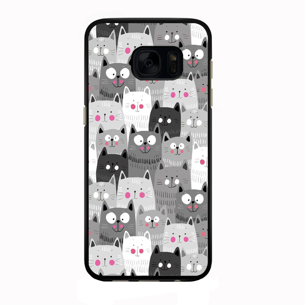 Cute Cat 001 Samsung Galaxy S7 Case