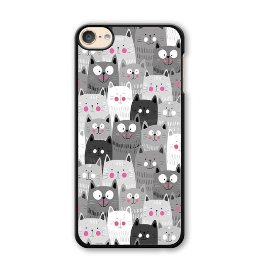 Cute Cat 001 iPod Touch 6 Case-Plastic / Full Wrap (3D Case)-Xtracase