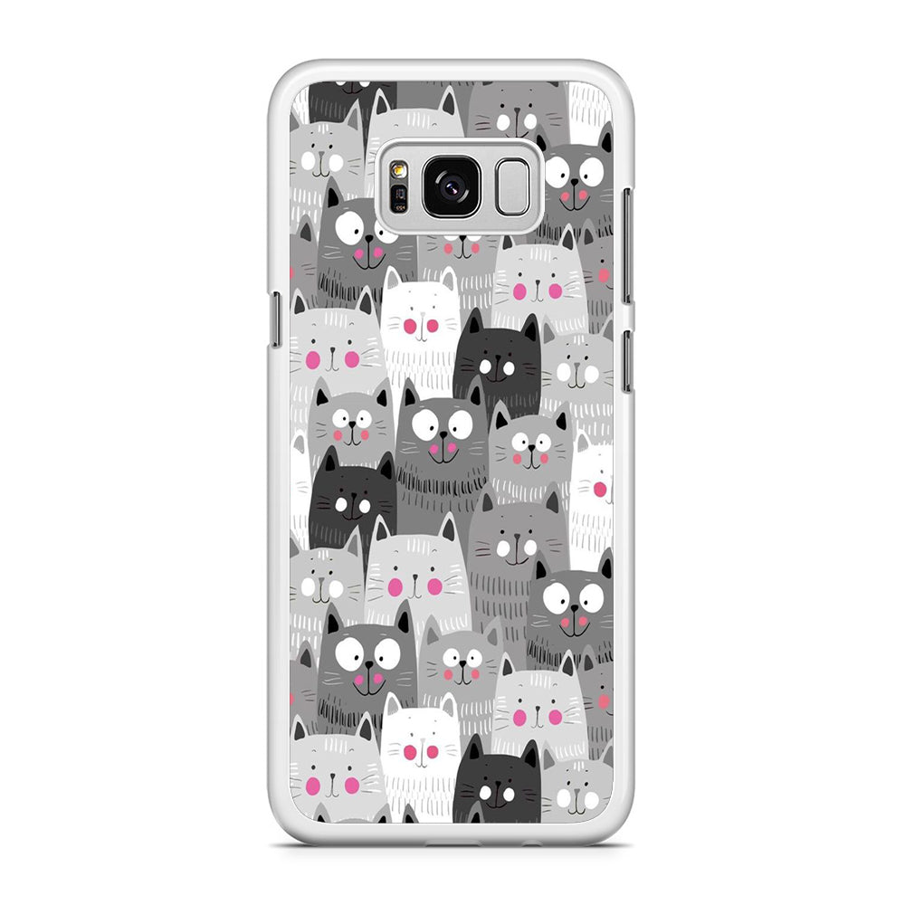 Cute Cat 001 Samsung Galaxy S8 Case