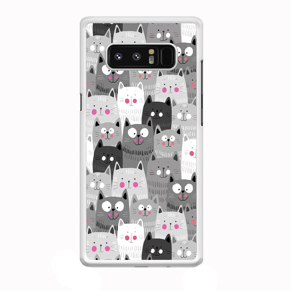 Cute Cat 001 Samsung Galaxy Note 8 Case