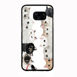 Cute Cat 002 Samsung Galaxy S7 Edge Case
