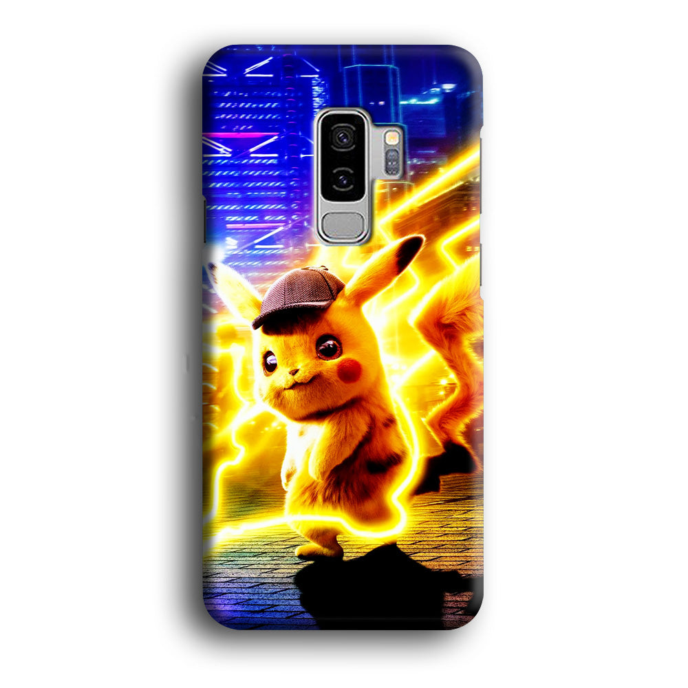 Cute Detective Pikachu Samsung Galaxy S9 Plus Case