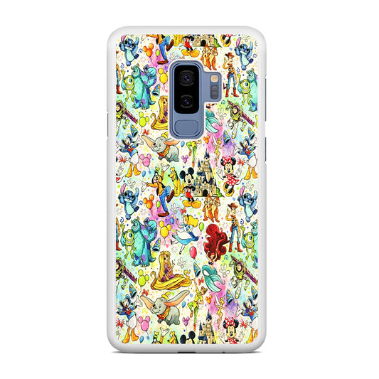 Cute Disney Characters Collage Samsung Galaxy S9 Plus Case