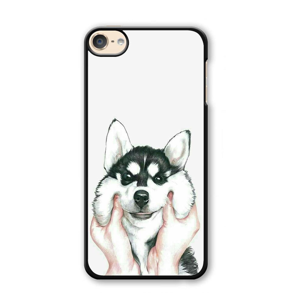 Cute Face Dog 001 iPod Touch 6 Case-Plastic / Full Wrap (3D Case)-Xtracase