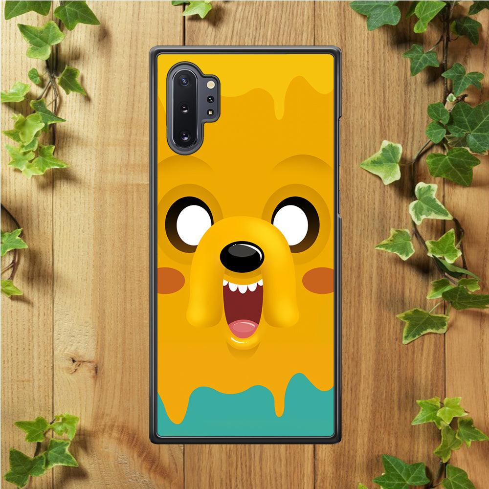 Cute Jake Adventure Time Samsung Galaxy Note 10 Plus Case-Plastic / Full Wrap (3D Case)-Xtracase