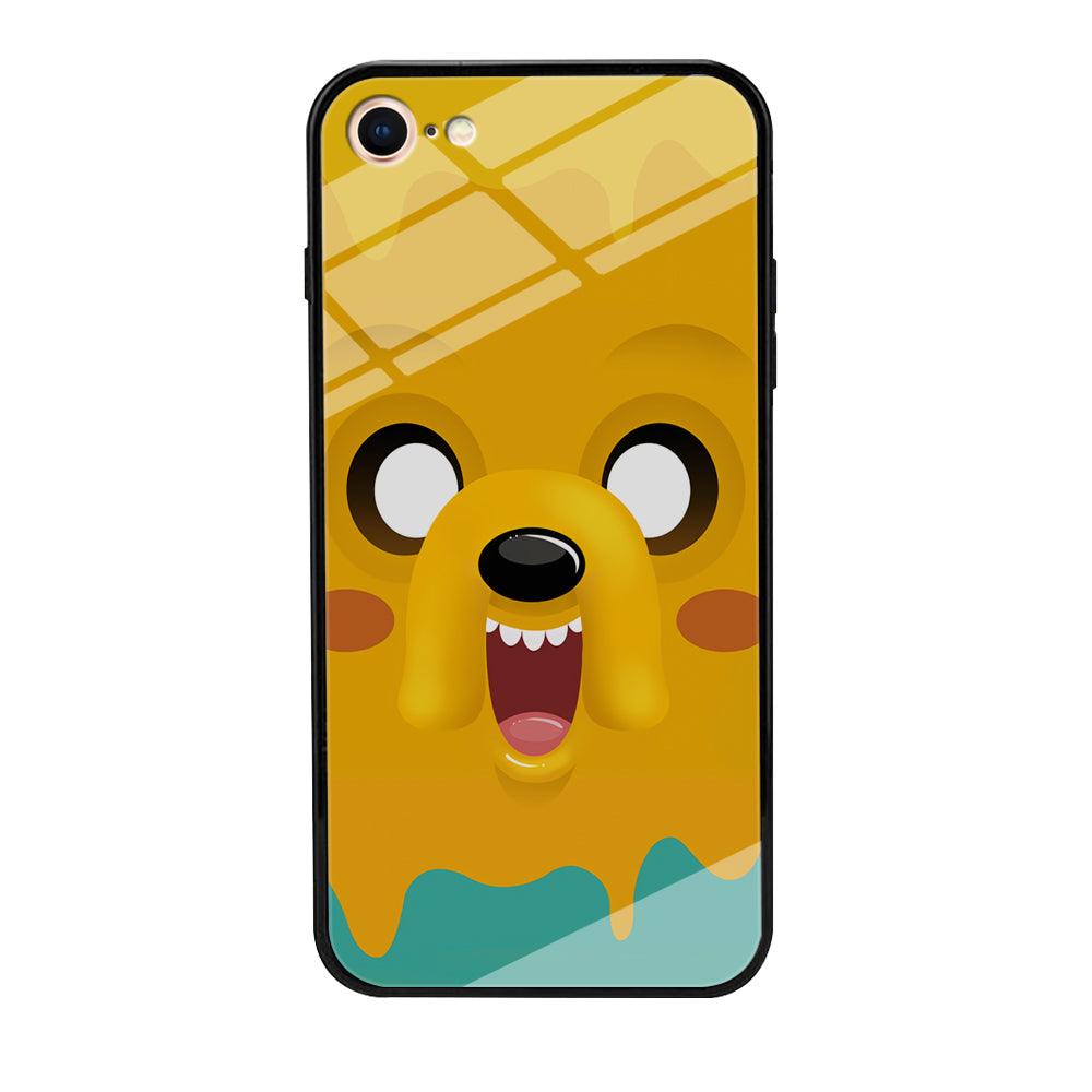 Cute Jake Adventure Time iPhone 7 Case-Tempered Glass Case-Xtracase