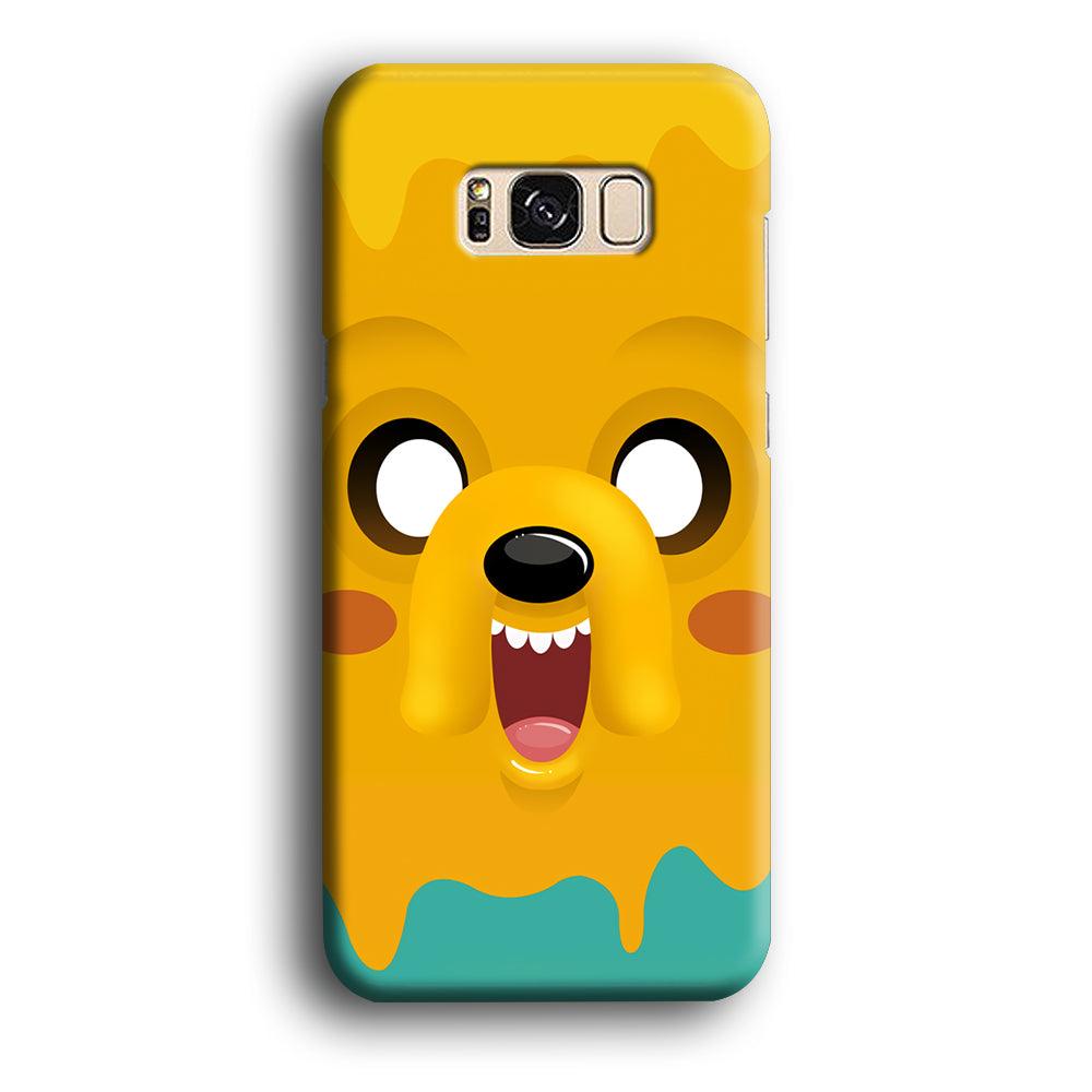 Cute Jake Adventure Time Samsung Galaxy S8 Case-Plastic / Full Wrap (3D Case)-Xtracase