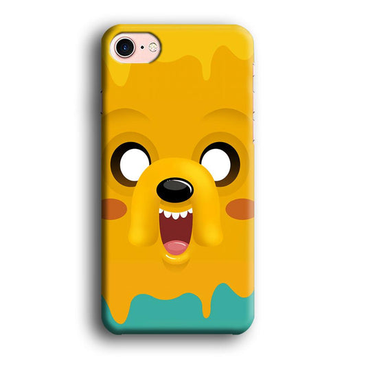 Cute Jake Adventure Time iPhone 8 Case-Plastic / Full Wrap (3D Case)-Xtracase