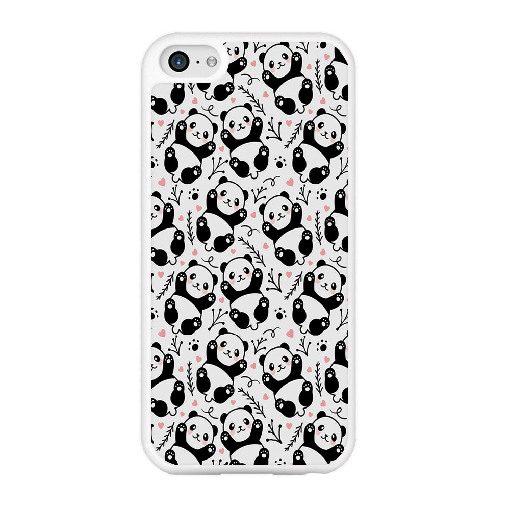 Cute Panda White Doodle iPhone 5 | 5s Case