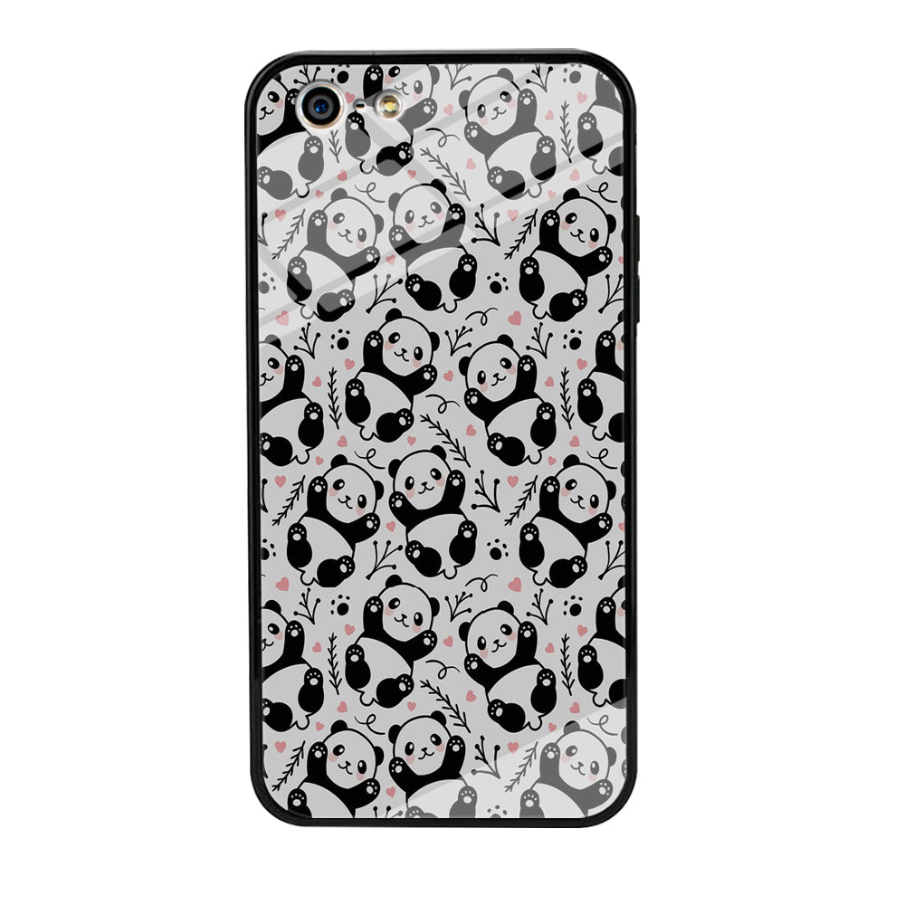 Cute Panda White Doodle iPhone 5 | 5s Case