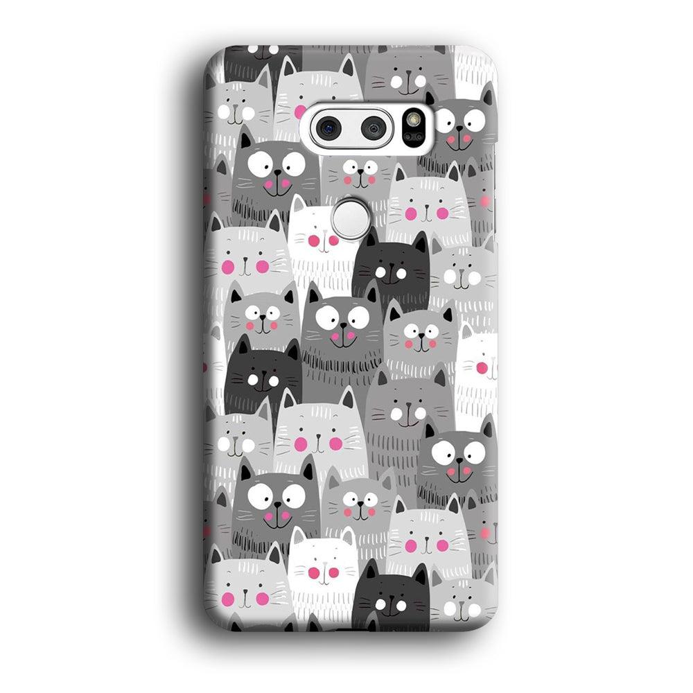 Cute Cat 001 LG V30 3D Case-Xtracase