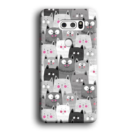 Cute Cat 001 LG V30 3D Case-Xtracase