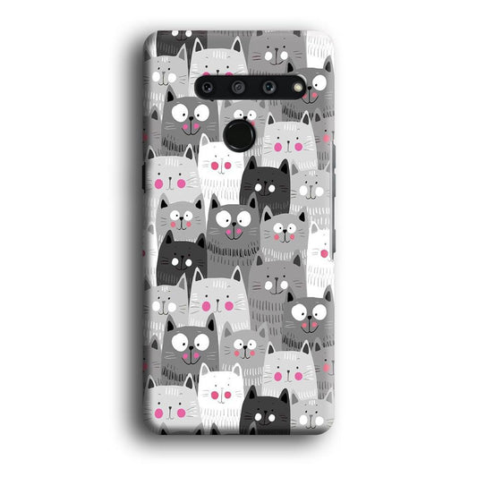 Cute Cat 001 LG V50 3D Case-Xtracase