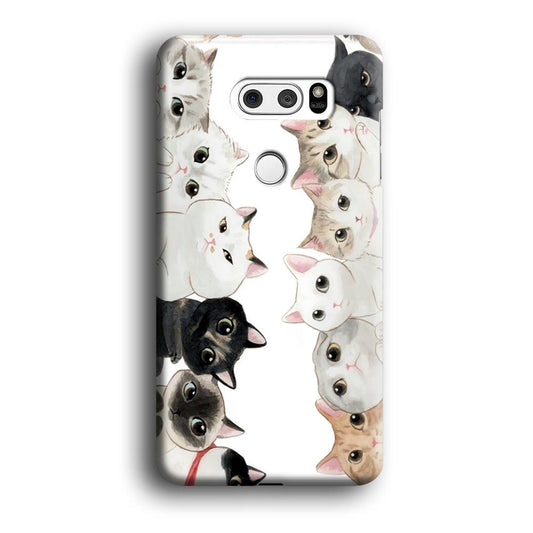 Cute Cat 002 LG V30 3D Case-Xtracase