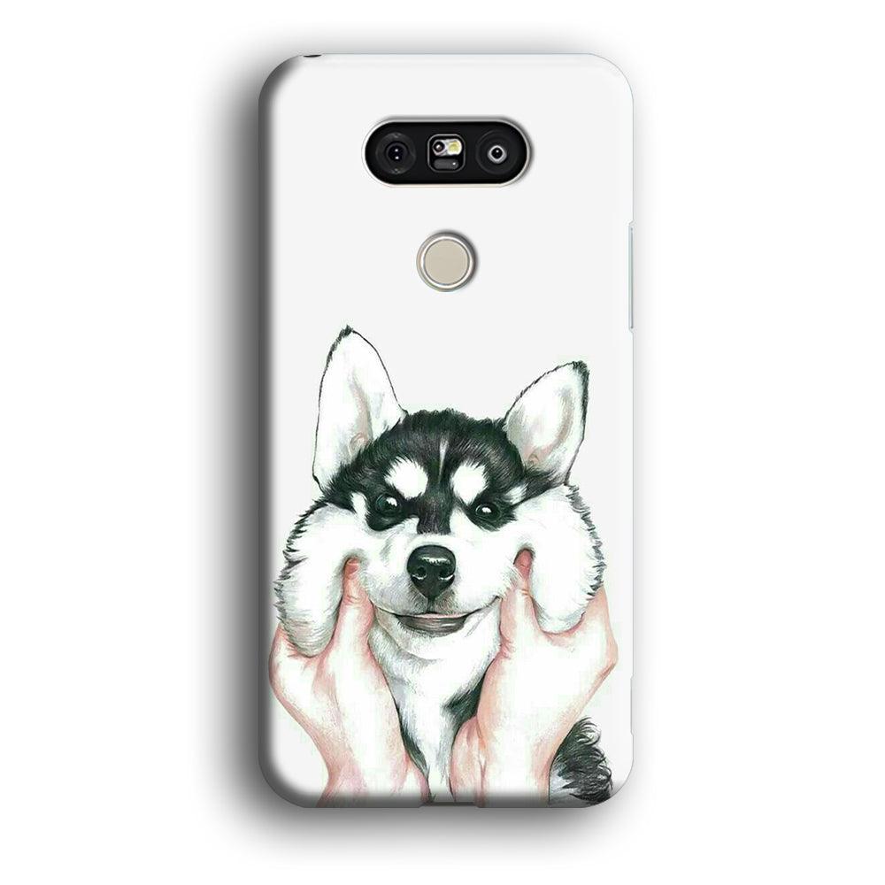 Cute Face Dog 001 LG G5 3D Case-Xtracase