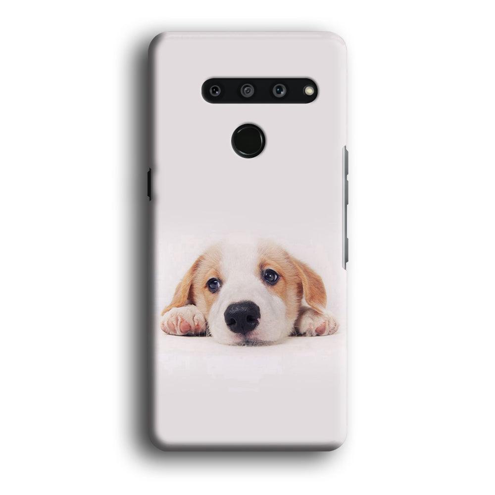 Cute Face Dog 002 LG V50 3D Case-Xtracase