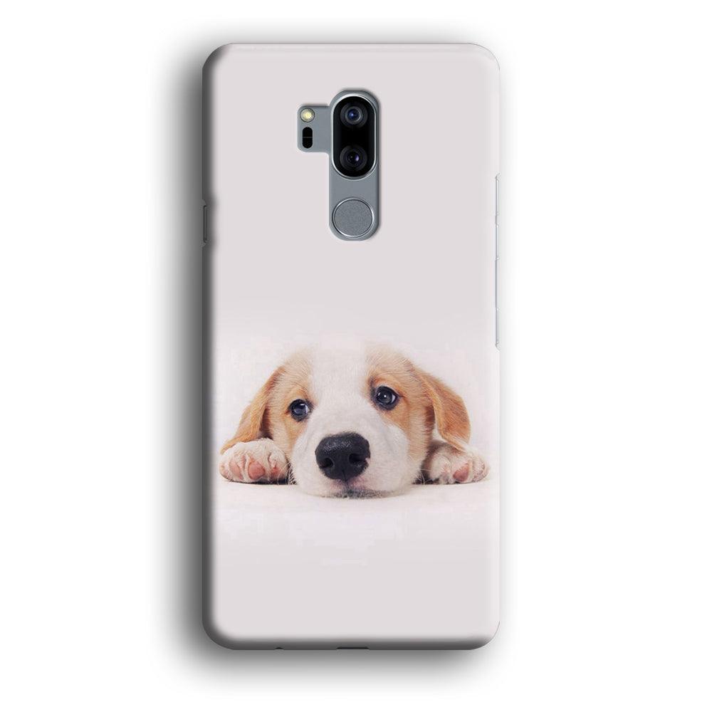 Cute Face Dog 002 LG G7 ThinQ 3D Case-Xtracase