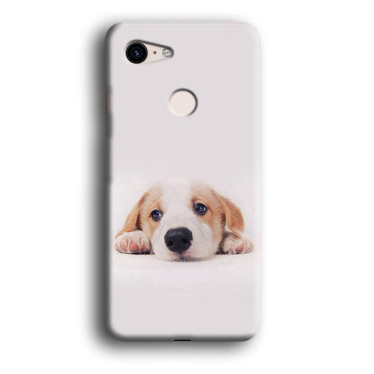 Cute Face Dog 002 Google Pixel 3 3D Case-Xtracase