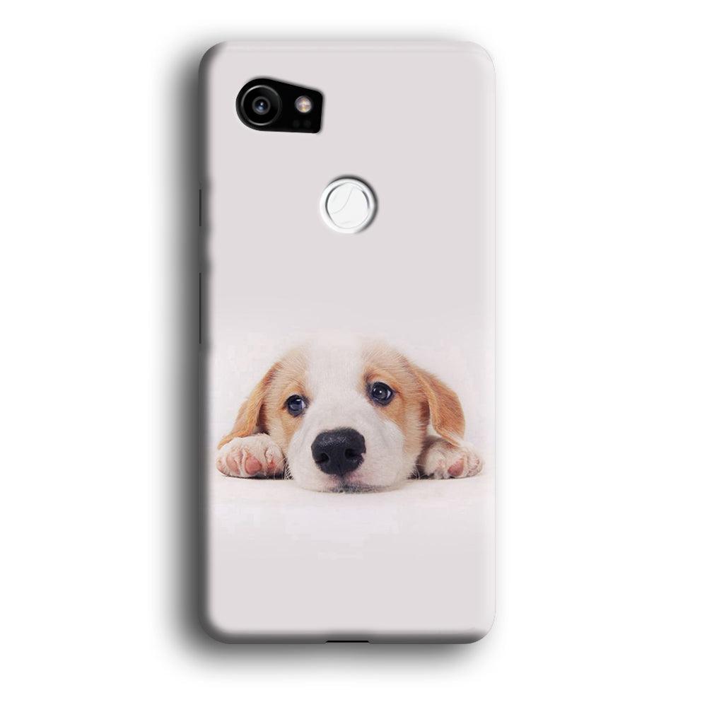 Cute Face Dog 002 Google Pixel 2 XL 3D Case-Xtracase