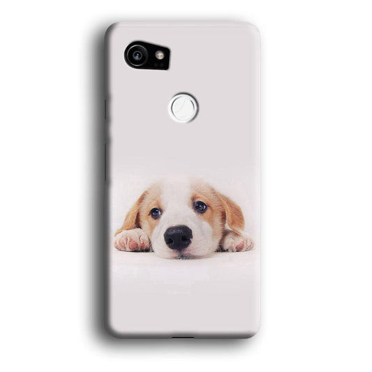 Cute Face Dog 002 Google Pixel 2 XL 3D Case-Xtracase