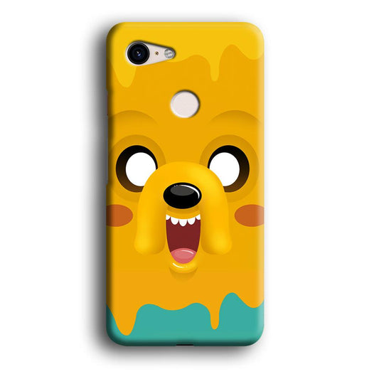 Cute Jake Adventure Time Google Pixel 3 3D Case-Xtracase