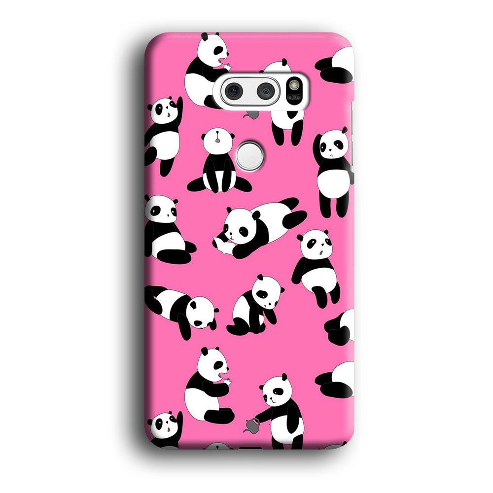 Cute Panda LG V30 3D Case-Xtracase