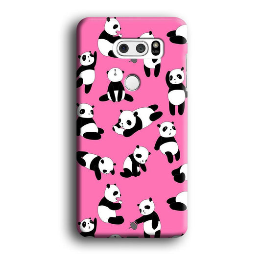 Cute Panda LG V30 3D Case-Xtracase