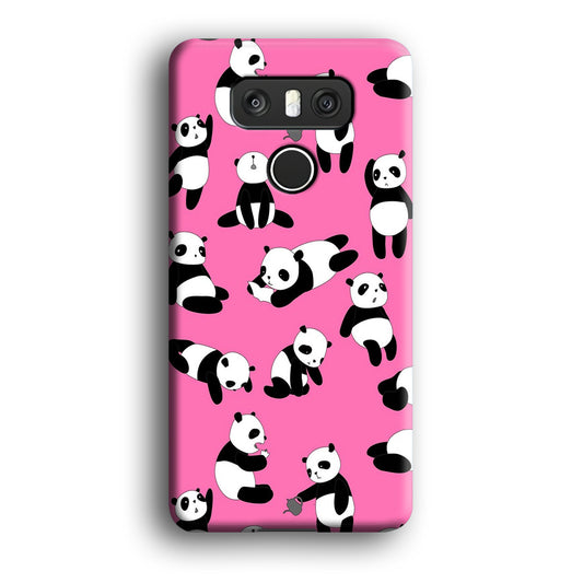 Cute Panda LG G6 3D Case