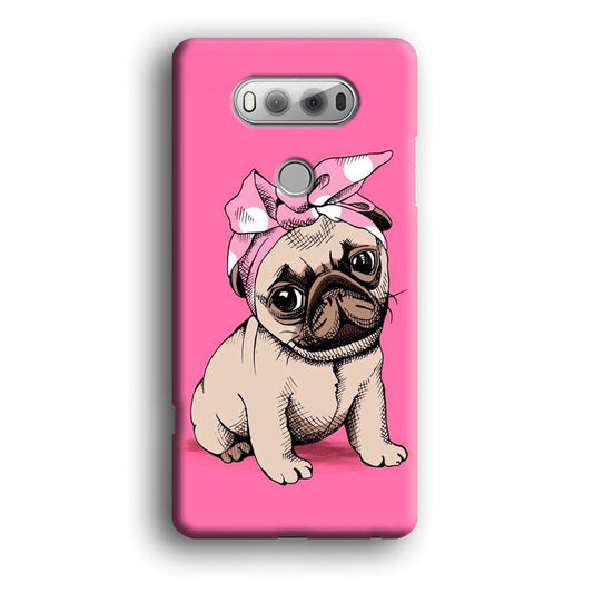 Cute Puppy Pink LG V20 3D Case-Xtracase