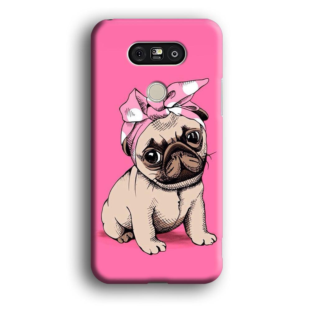 Cute Puppy Pink LG G5 3D Case-Xtracase