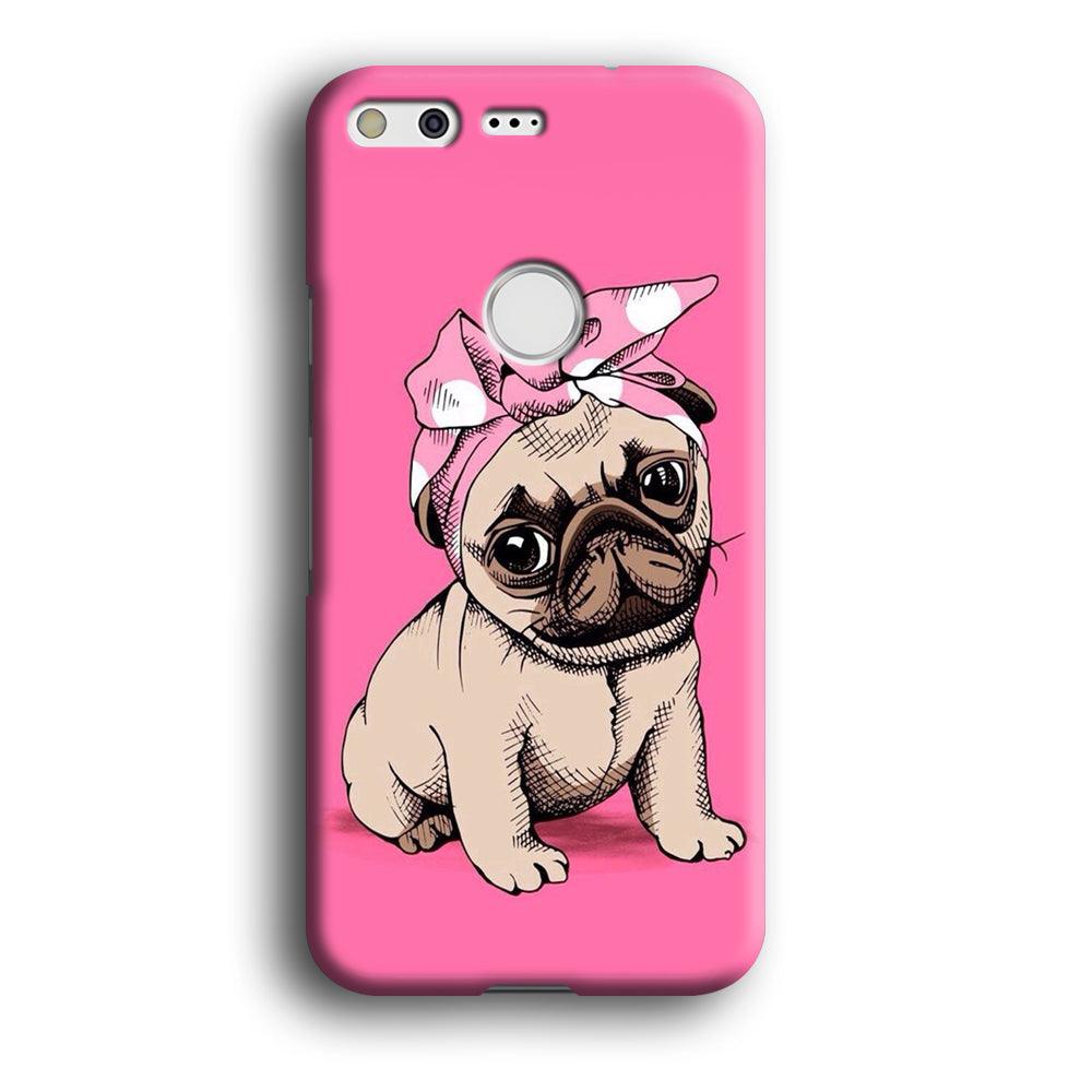 Cute Puppy Pink Google Pixel XL 3D Case-Xtracase