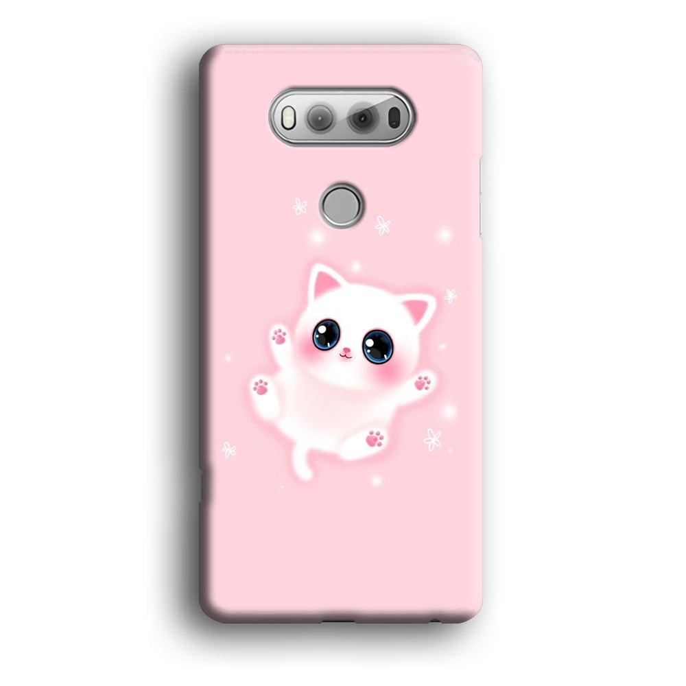 Cute White Kitten LG V20 3D Case-Xtracase