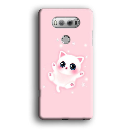 Cute White Kitten LG V20 3D Case-Xtracase