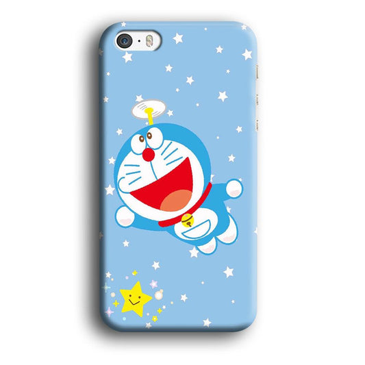 DM Doraemon fly between stars iPhone 5 | 5s Case-Plastic / Full Wrap (3D Case)-Xtracase