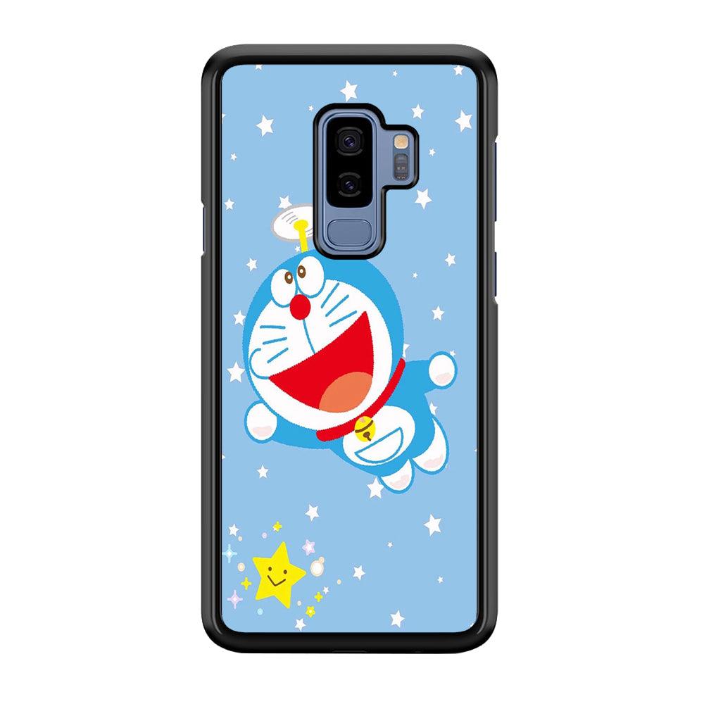 DM Doraemon fly between stars Samsung Galaxy S9 Plus Case-Plastic / Full Wrap (3D Case)-Xtracase