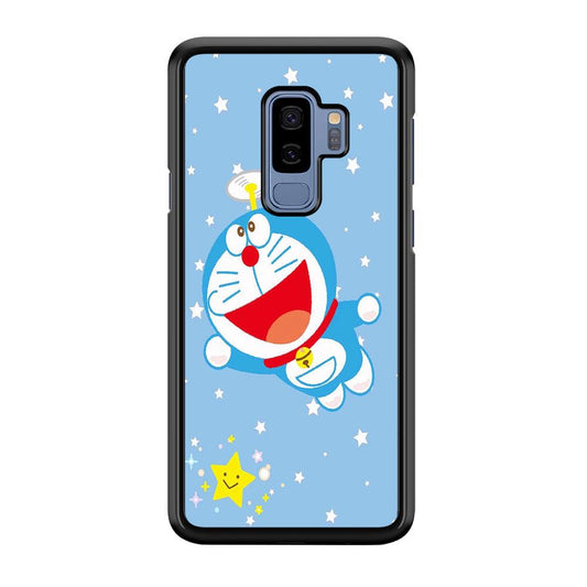 DM Doraemon fly between stars Samsung Galaxy S9 Plus Case-Plastic / Full Wrap (3D Case)-Xtracase