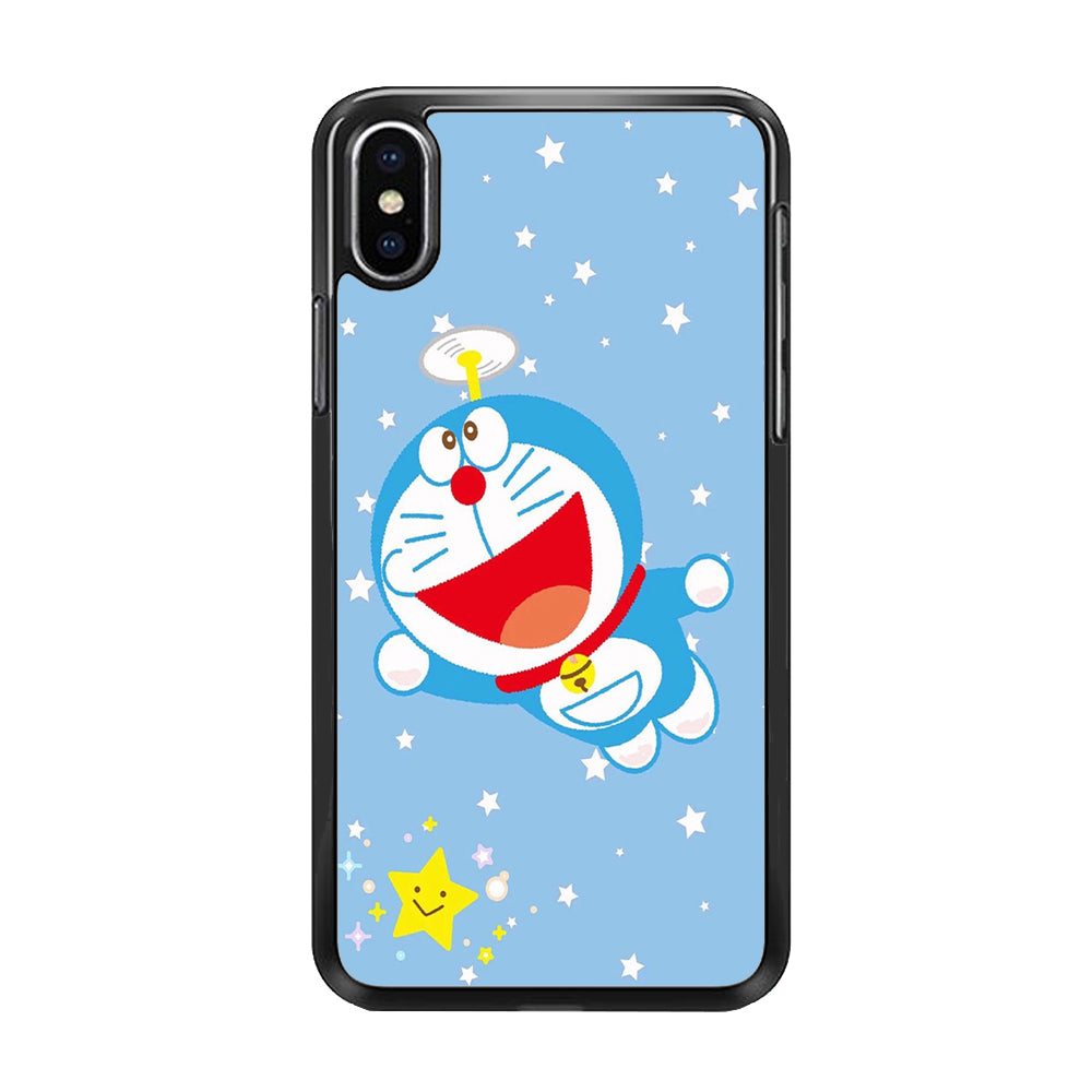 DM Doraemon fly between stars iPhone Xs Max Case