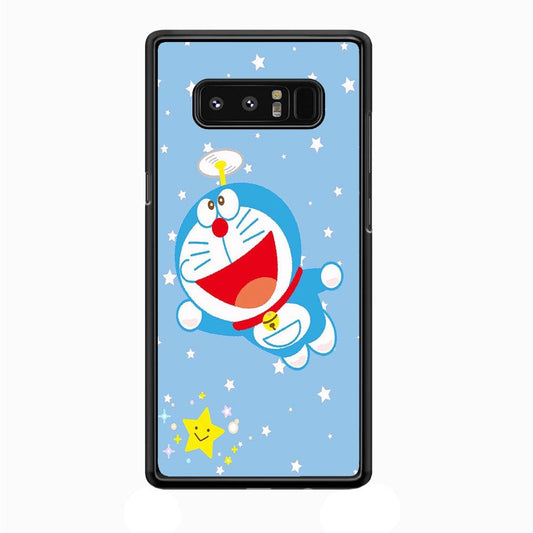 DM Doraemon fly between stars Samsung Galaxy Note 8 Case-Plastic / Full Wrap (3D Case)-Xtracase