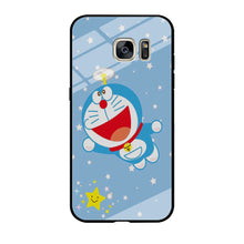 Load image into Gallery viewer, DM Doraemon fly between stars Samsung Galaxy S7 Edge Case