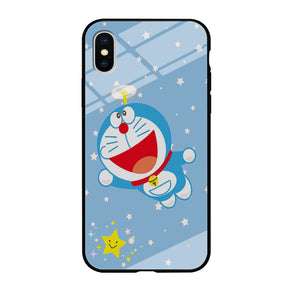 DM Doraemon fly between stars iPhone X Case