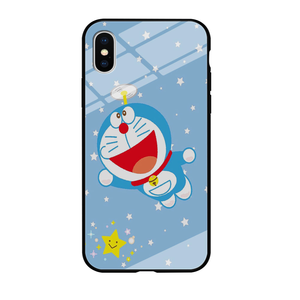 DM Doraemon fly between stars iPhone Xs Max Case