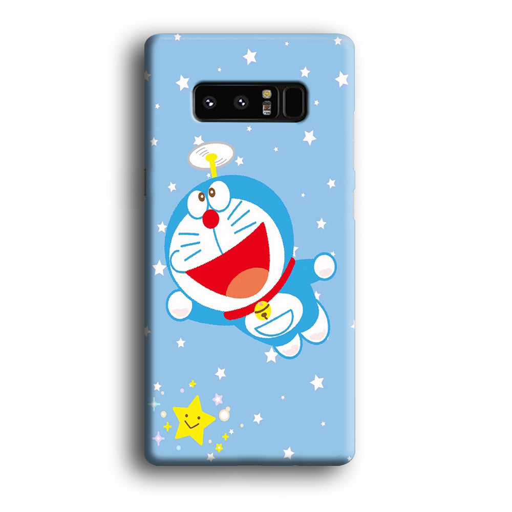 DM Doraemon fly between stars Samsung Galaxy Note 8 Case