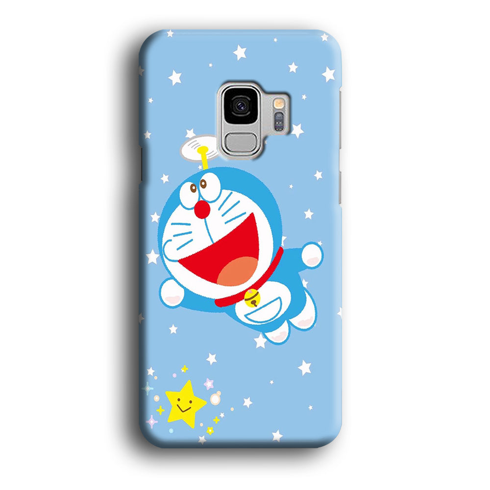 DM Doraemon fly between stars Samsung Galaxy S9 Case