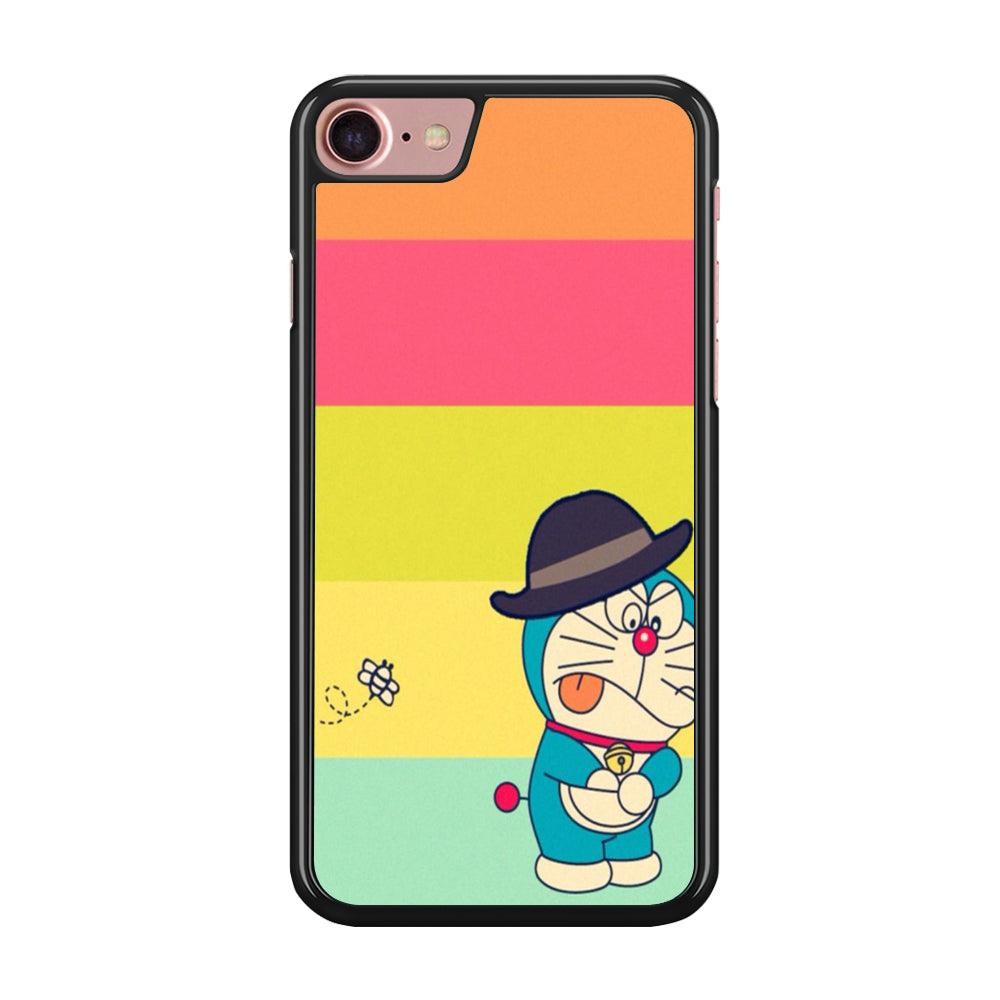 DM Doraemon look for magic tool iPhone 7 Case-Rubber / Black (2D Case)-Xtracase