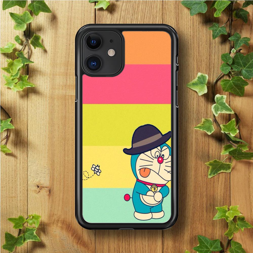DM Doraemon look for magic tool iPhone 11 Case-Rubber / Black (2D Case)-Xtracase