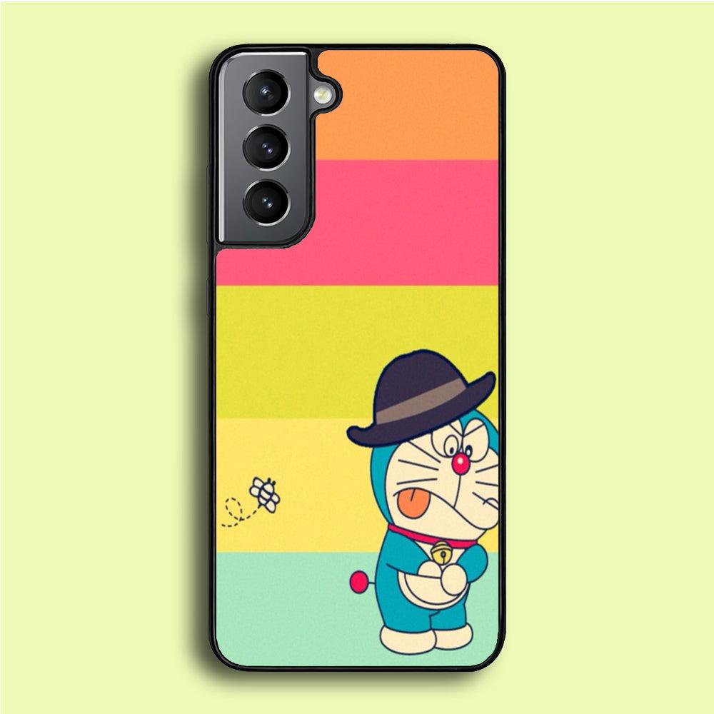 DM Doraemon look for magic tool Samsung Galaxy A16 Case-Rubber / Black (2D Case)-Xtracase